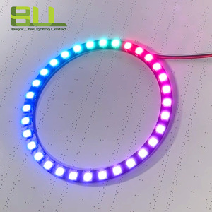 スマートLEDリングWS2812個別にアドレス指定可能なピクセルRGBIC32Leds DC5VLEDストリップライト - Product Image 1