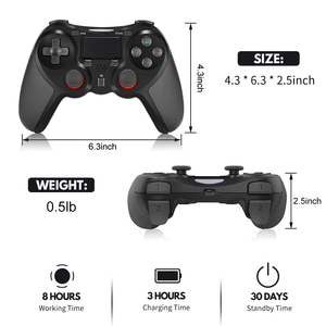 Honcam จอยสติ๊กเกมแพดควบคุมเกมแบบกำหนดเองสำหรับ PlayStation 4 5เกมไร้สายจอยสติ๊กสำหรับคอนโซลควบคุม Ps4 - Product Image 5