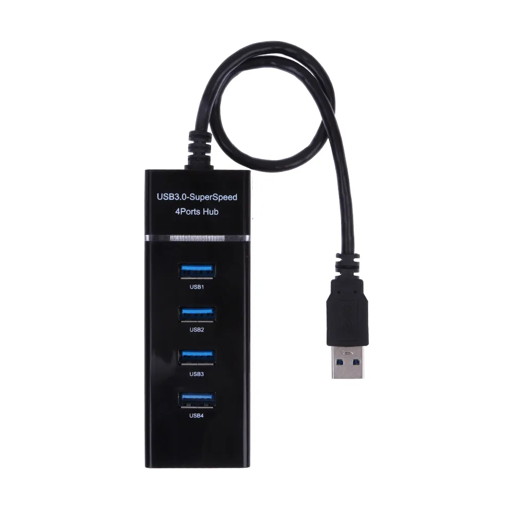 4 Ports USB3.0 HUB Splitter with Super Speed Transfer Rate UP to 5Gbps for PS4 / SLIM/PRO/XBOXONE Compatible With USB 2.0 & 1.1