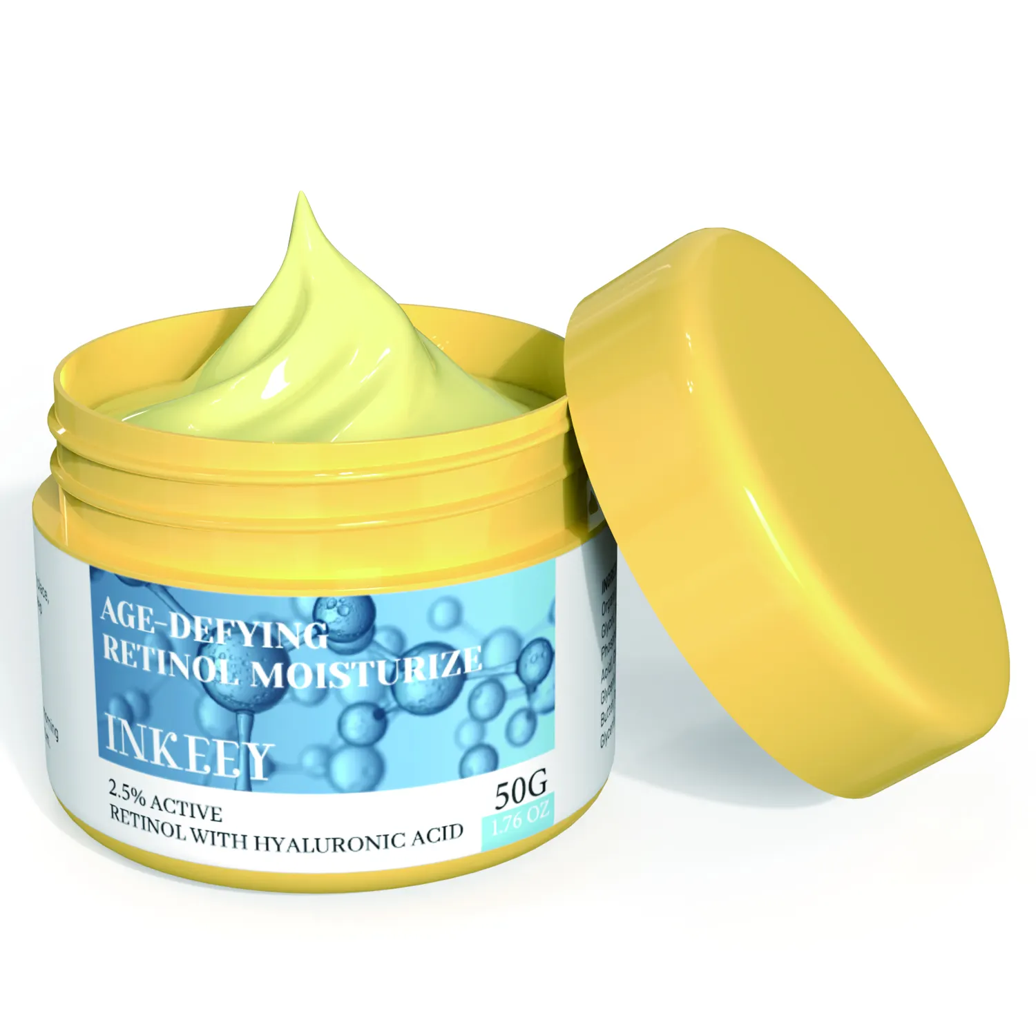 Vitamin E Hyaluronic Acid Face Cream Age-Defying Retinol Moisturizer with Hyaluronic Acid Facial Cream