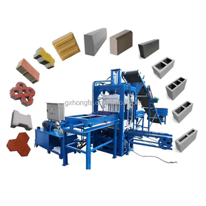Hongfa mini planta de ladrillos pequeñas máquinas de bloques de enclavamiento de la máquina de fabricación de bloques de interbloqueo de 2, Venta caliente - Product Image 1