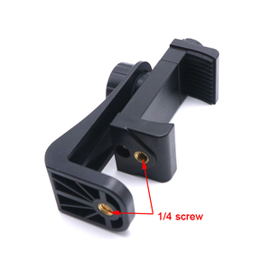 Vertical and Horizontal Rotating Mobile Phone Clip <strong>Mount</strong> for Tripod Support With Standard <strong>1</strong>/<strong>4</strong>&quot; Screw - Product Image 3