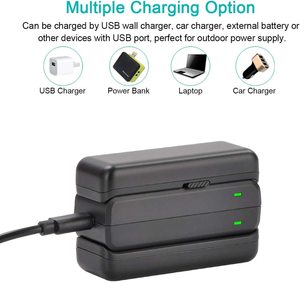 Cargador USB dual para Insta360 ONE R Micro USB o USBC Dos entradas 10W Potencia de salida 5V/2A Puerto de CC para uso de cámara - Product Image 3