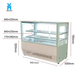 Front Opening Display Counter Fridge Refrigerated Cake Showcase Cake Counter Cake <strong>Chiller</strong> Patisserie Showcase