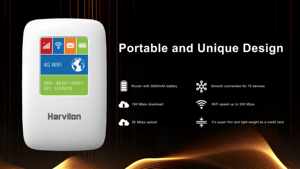 LTE WiFi MiFi แบบพกพา Cat6 4G สำหรับการเดินทางเพื่อธุรกิจ MF837Z กับ Linux OS และ esim พร้อมใช้งานสำหรับการรวมแอป - Product Image 4
