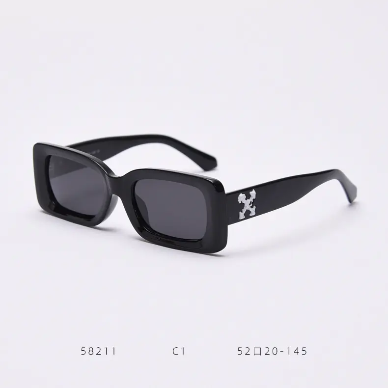 Lunettes de soleil polarisées pour hommes et femmes, verres solaires rétro tendance, de conception carrée, pour le tir de rue, mode Hip Hop, offre spéciale,