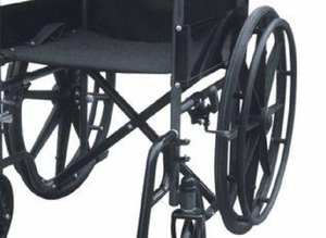 高品質18 "車椅子取り外し可能フットレストナイロン生地張りマグホイール売れ筋スチール車椅子