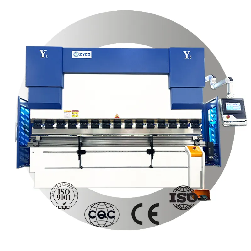 Hidrolik CNC makas pres Bender, DA53T denetleyici bükme makinesi ile 4 + 1 eksen Backgauge ve özelleştirmek kalıpları