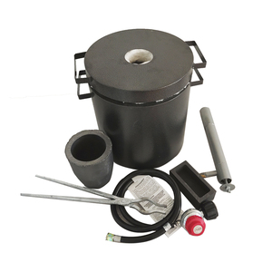 ANDUUK Mini <strong>Gas</strong>-<strong>fired</strong> Gold Melting <strong>Furnace</strong> 6kg 10kg 12kg Simple Operation Melting <strong>Furnace</strong> for Lead Tin Silver Copper Aluminum