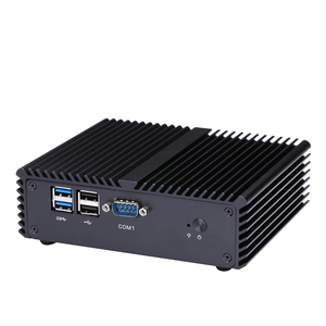 Kansung all'ingrosso Intel X86 Win 10 Fanless Mini i3 Quad Core Linux Mini PC 2 porte Lan Computer Barebone senza ventola