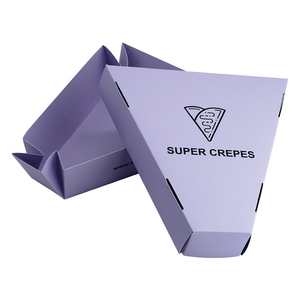 Nhà Máy Bán Buôn Giá Rẻ Crepes Bao Bì Hộp Hộp Giấy Tùy Chỉnh Nướng Bánh Bento Ăn Trưa Dùng Một Lần Thực Phẩm Bánh Hộp Với Xử Lý - Product Image 3