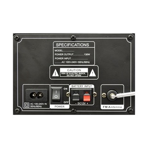 China Factory Party Speaker Dual 12 Inch Big Power With Flashing Light Mic <strong>Input</strong> Battery PA System Outdoor Subwoofer NDR-3032 - Product Image 5