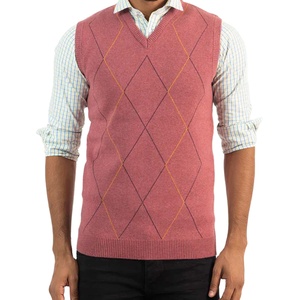 Direct Factory Best Quality <strong>Custom</strong> Design Men's Sleeveless Sweater Fashionable <strong>Computer</strong> Knitted from Direct Factory - Product Image 3