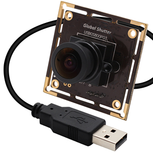 ELP120fps高速モノクロUSBカメラ1280x800CMOS OV9281グローバルシャッター広角HDミニカメラRaspberryPi - Product Image 1