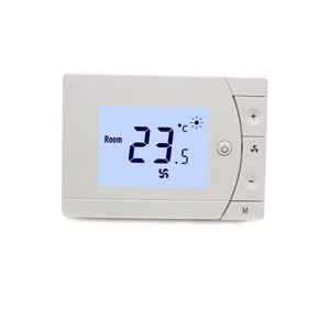 Programa de sistemas HVAC inteligentes de alta calidad Termostato de bobina de ventilador Calefacción Refrigeración Termostato de habitación digital para control de temperatura - Product Image 6