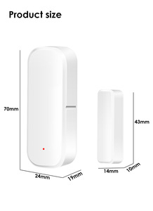 Super Mini WiFi <strong>ZigBee</strong> Door <strong>Sensor</strong> Switch Tuya Smart APP Alexa Voice <strong>Control</strong> - Product Image 4