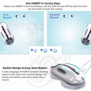 New Hobot <strong>R3</strong> Window Cleaning Robot Smart Phone APP WiFi Wireless <strong>Remote</strong> Control Automatic Window Vacuum Robot with Ultra Spray - Product Image 6