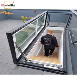 BAIVILLA自動二重ガラス天井屋根天窓電気オープンアクセスハッチルーフウィンドウリモコン付き - Product Image 1