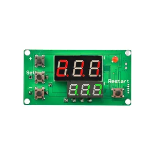DC12V Dual LED Pantalla digital Termostato Controlador de temperatura Regulador Interruptor Control Relé Módulo de sensor NTC - Product Image 1