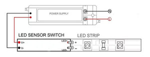 Módulo de luz LED de gesto inteligente de 12V con sensor de movimiento manual Interruptores de sensor IR inductivo Interruptores inductivos de sensor de movimiento manual - Product Image 4