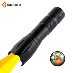 Chất lượng cao Hợp kim nhôm khẩn cấp có thể điều chỉnh bốn màu sắc của ánh sáng ngọn đuốc Type-C sạc Đèn pin sạc - Product Image 5