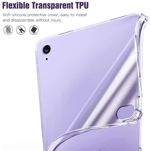 For <strong>iPad</strong> 10th 10.9 2022 7 8 9th Gen 10.<strong>2</strong> Air 5 6 13 Case TPU Silicon Transparent <strong>Cover</strong> for <strong>iPad</strong> Pro 9.7 10.5 11 13 Mini 3 4 5 6 - Product Image 4