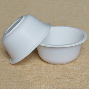 100% biyobozunur Compostable Cornstarch gıda kabı 6oz <span class=keywords><strong>8oz</strong></span> 10oz 14oz 22oz tek kullanımlık mısır nişastası kase