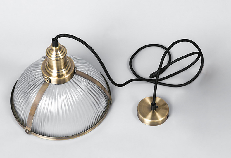 Nordic decor edison vintage bronze wrought iron chandelier airplane pendant lamp modern glass ceiling pendant light E27