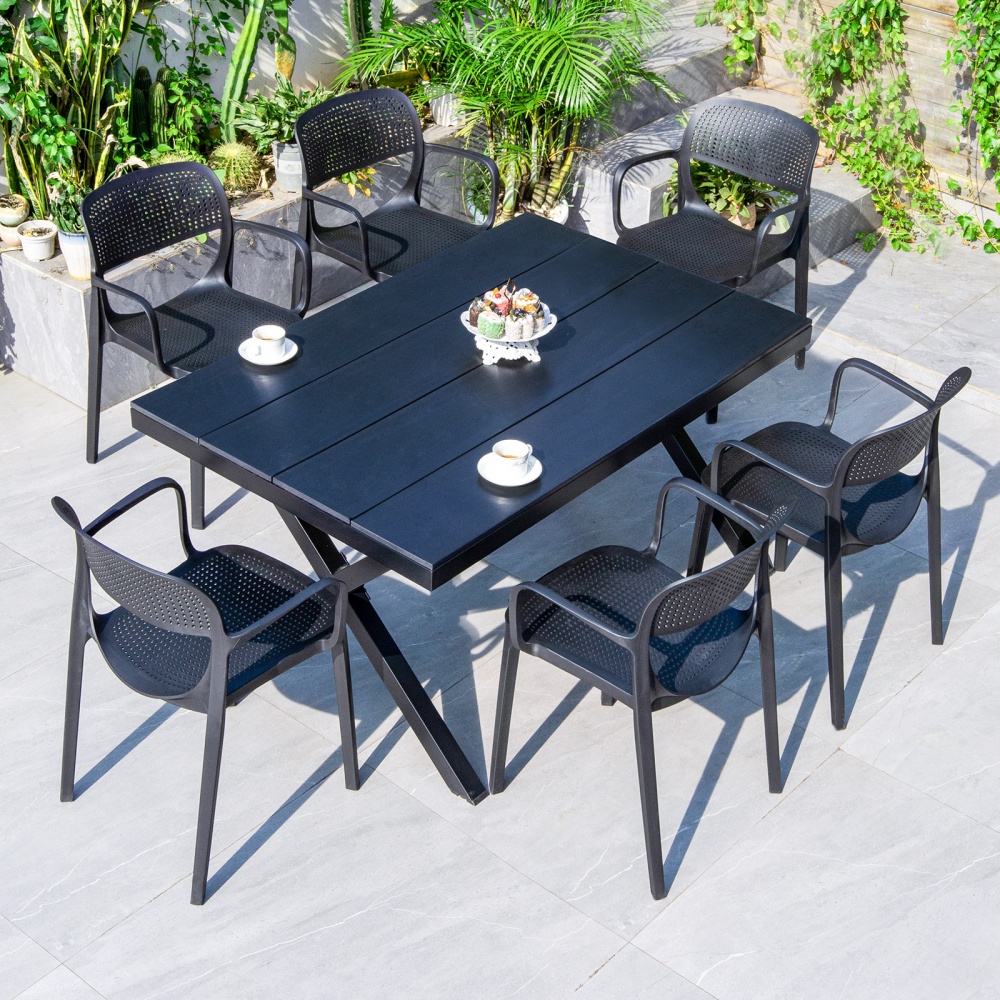 DB-130 * 90cm table et 6 chaises