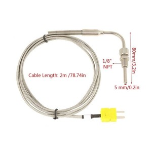 1300C egt传感器EGT K型热电偶温度探头发动机废气系统温度传感器型号 #591 - Product Image 2