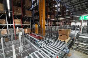 Logistic Pallet Sorting Gravity Galvanized Roller Conveyor System Logistics Warehouse <strong>Automatic</strong> Pallet Roller Conveyor Low Price - Product Image 5