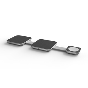 ที่ชาร์จไร้สายขนาดกะทัดรัด3-in-1พับได้สำหรับ iPhone, AirPods & Apple Watch
