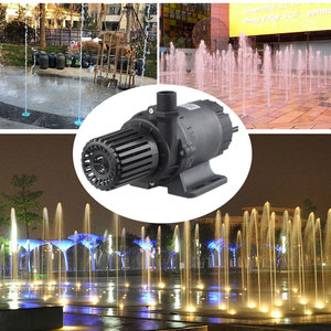 Outdoor Mini Electric Motor Submersible <strong>Water</strong> Fountain <strong>Pump</strong> 24V DC LED Lights Stainless Steel Single Stage DMX <strong>Controller</strong> (MPPT)