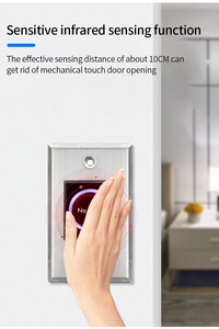 Interruttore in acciaio inossidabile telecomando Smart IR sensore pulsanti non Touch porta a infrarossi uscita Push per sistema di controllo accessi - Product Image 3