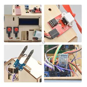 Lonten custom Smart Home Kit <strong>for</strong> <strong>Arduinos</strong> Starter Electronic Learning Kit <strong>Remote</strong> <strong>Control</strong> House DIY Project STEM Programming