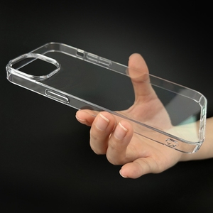プレミアム厚ブランククリアPCシェルforiphone 16 15 14 13 12空の生のハード透明プラスチックカバーforiphone16 ProMax