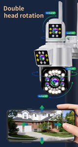 BLQ çok lensli çift resim kamera 360 ° Panorama akıllı insansı izleme tek tıklama paylaşımı uzaktan izleme - Product Image 4