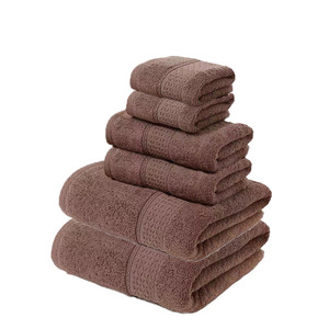 綿バスタオルセット工場カスタム高品質厚450-600gsm100家庭用35x75 70x140cm