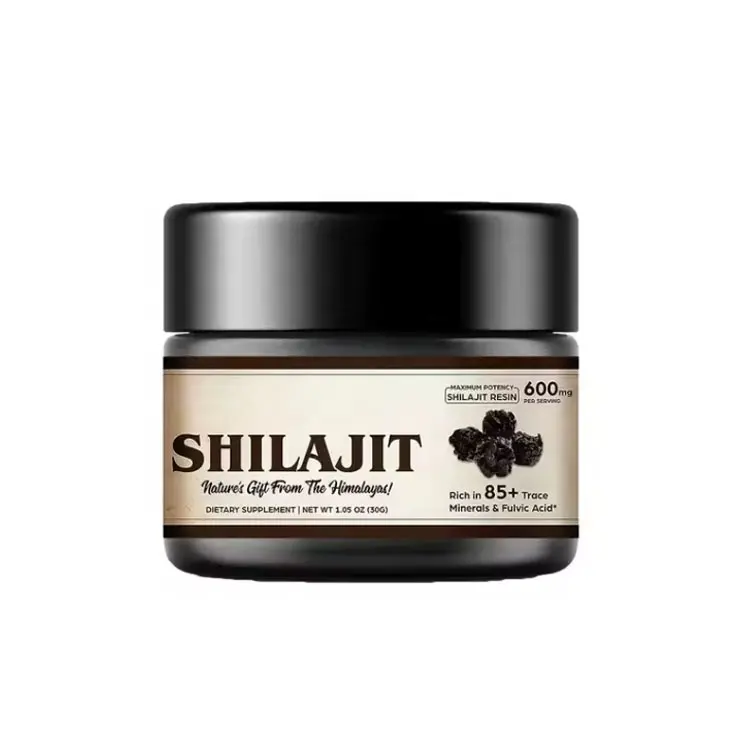 China Fabrikant Hoge Kwaliteit Goud Kwaliteit Himalayan Shilajit Extract 100% Gezondheidszorg Supplement Herba Shilajit Extract Vloeistof