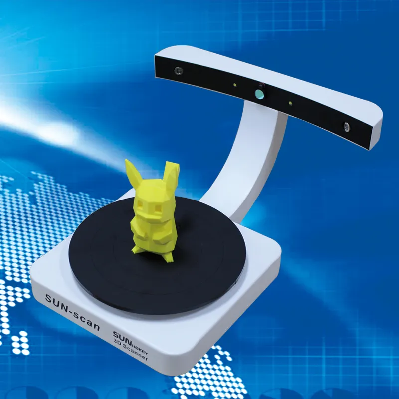 Sunhokey Sun-Scan 32บิตเลเซอร์คู่แบบพกพา3D สแกนเนอร์สำหรับเครื่องพิมพ์3D