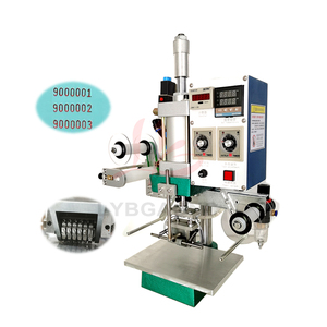 Stampaggio a caldo macchina per la codifica automatica data di stampa con la timbratura a caldo foglio di carta dorata 220/110V pneumatica bronzatrice - Product Image 1