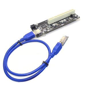 PCIE PCI-E PCI Express X1 a PCI Riser Card Bus, convertidor de adaptador de alta eficiencia, Cable USB 3,0 para PC de escritorio, Chip ASM1083 - Product Image 2