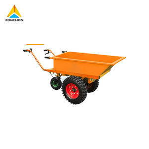 With Gasoline Engine Dump Truck Site Sand Handling Trolley Automatic <strong>Walking</strong> Is <strong>Very</strong> Easy - Product Image 1