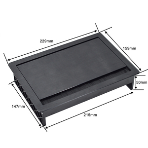 Toma de corriente de mesa PD20W integrada, cubierta abatible para concentrador, 2 salidas de CA, múltiples tomas de corriente, mesa de conferencias de EE. UU., abatible para oficina - Product Image 4