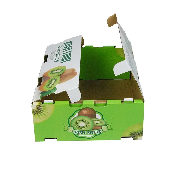 Scatola di cartone per frutta e verdura confezione di kiwi scatola ondulata