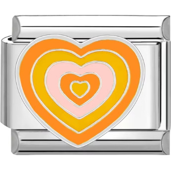 2152-amarillo anaranjado con muchos corazones