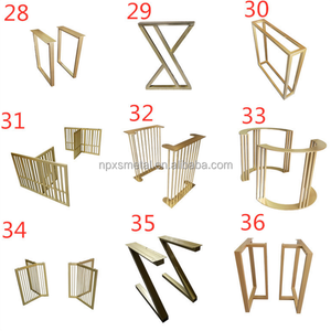 לוח משרד רוק & לוח שולחן רגל שולחן מתכת עם צבע ברזל שולחן אוכל מעמד חצובה רגל סוגר עבור שימוש חיצוני - Product Image 1