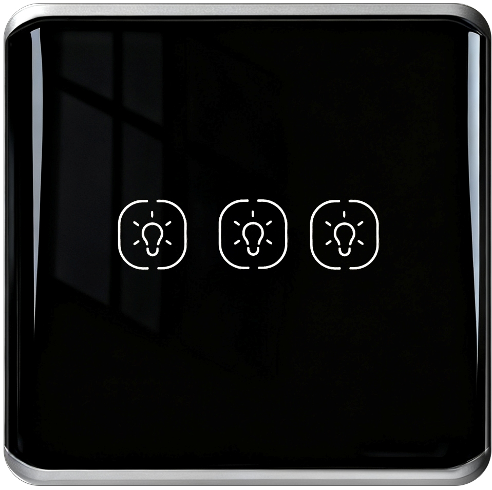Black 3gang WIFI