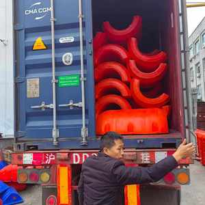 Boya de barco tipo cilindro HDPE para tubería de dragado Flotador de cable de plástico relleno de espuma LLDPE con flotadores de tubería de advertencia de contaminación - Product Image 5