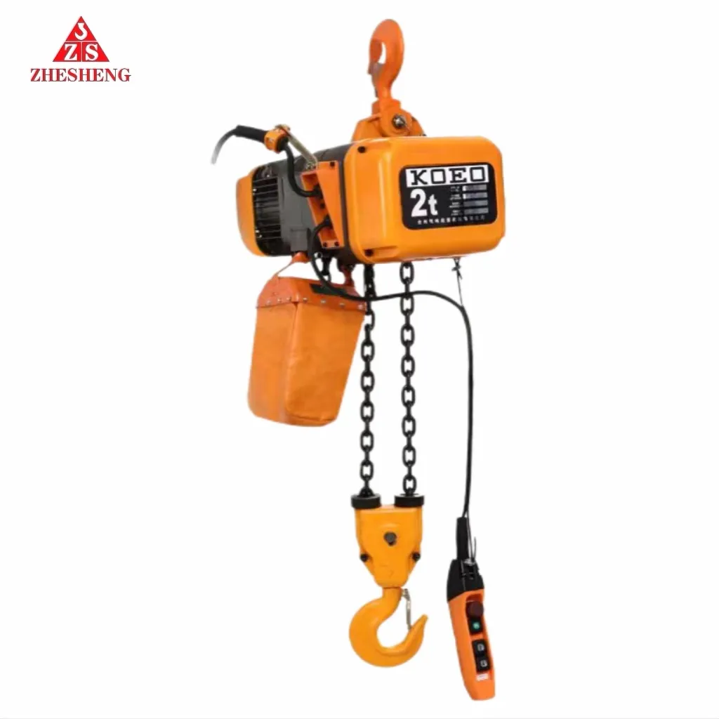 Portable Electric hoist chain Mobile mini hoist crane used for jib crane